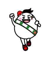 Road safety mascot illustration